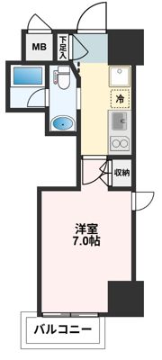 P’sクレスト桜木町の間取り画像
