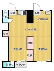沖美荘の間取り画像