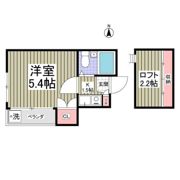 ハイム西調布の間取り画像