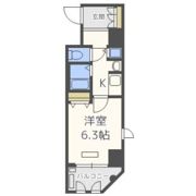 プレサンス心斎橋ザ・スタイルの間取り画像