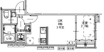 KEIAI RESIDENCE ひばりヶ丘Ⅱの間取り画像