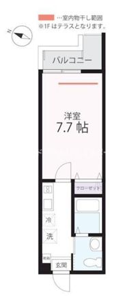 ハーミットクラブハウス上大岡II（仮）の間取り画像