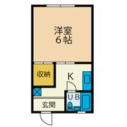 ハイツMー1の間取り画像