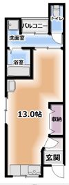 川口ハイツの間取り画像