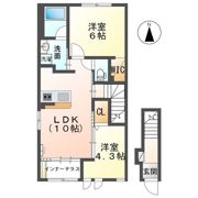 ヒラソールの間取り画像