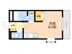 グランディール内橋Aの間取り画像