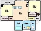 ピース コウセイ 古川の間取り画像
