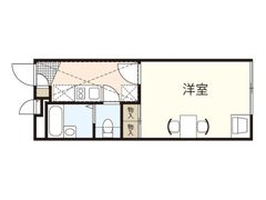 レオパレスKUSUNOKIの間取り画像
