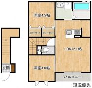 コルザ上乃木の間取り画像