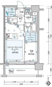 クリオラベルヴィ三ノ輪の間取り画像