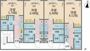 カインドネス蕨Ⅲの間取り画像