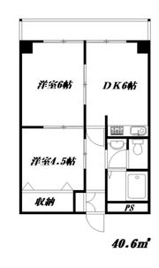 ★ジオナ天神橋の間取り画像