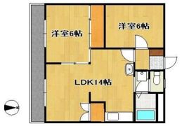 野中第3マンションの間取り画像