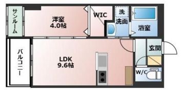 アーバンウエストⅡの間取り画像