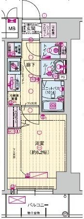 プレサンス天王寺デルニエの間取り画像
