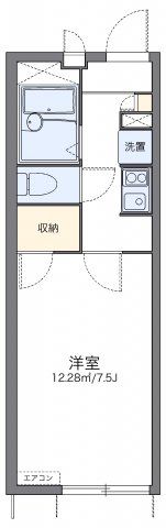 レオパレストサキの間取り画像