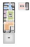 西郷通1丁目貸家の間取り画像
