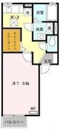白樺ハイツの間取り画像