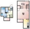 ADC新飯塚ラシュレの間取り画像