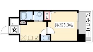 スプランディッド元町山手の間取り画像