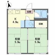 中村ハイツNO．1の間取り画像