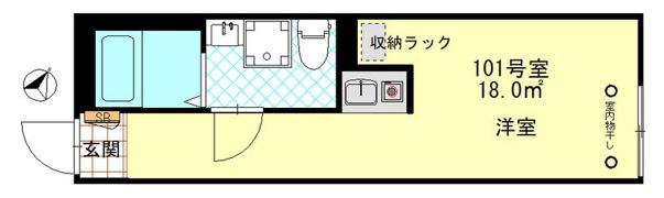 ミント杉田の間取り画像