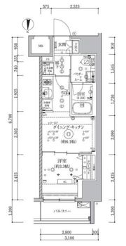 アルテシモクレルトルテの間取り画像