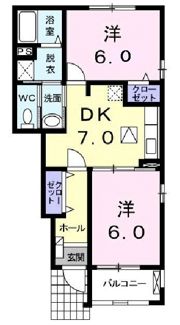 フォーリスト クスジⅠの間取り画像