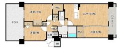 Central Residence PORTOM（セントラルレジデンスポルトム）の間取り画像