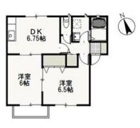 パインパレス Bの間取り画像