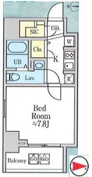 ドゥーエ西大島Ⅲの間取り画像
