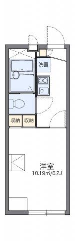 レオパレスエクセル中里の間取り画像