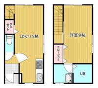 TOWN HOUSE HANAZONO N棟の間取り画像