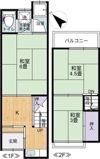 島江町2丁目テラスハウスの間取り画像
