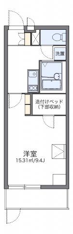 レオパレスビューテラス草内の間取り画像