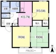 メサージュ・ド・ローズAの間取り画像