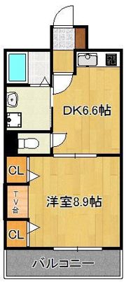 コスモス小倉駅前IIの間取り画像