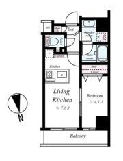 プレール・ドゥーク秋葉原Ⅲの間取り画像