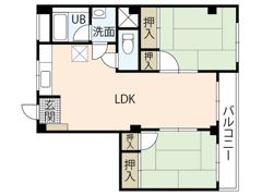 永田マンションの間取り画像
