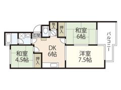 Casa井口Aの間取り画像