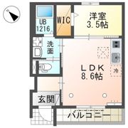 ベルメゾンの間取り画像