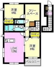 ニューシャルマンの間取り画像