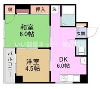 コーポ森久の間取り画像