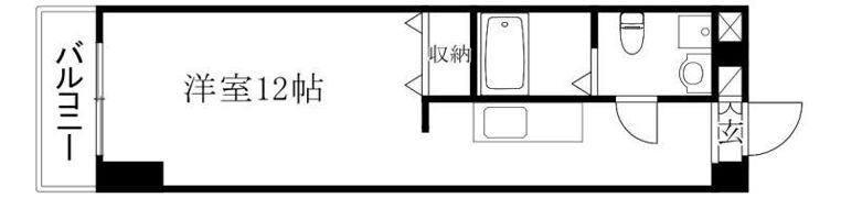 カローラ東雲の間取り画像