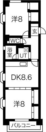 ガーデンコートの間取り画像