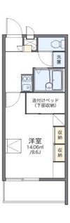 レオパレスクレール勝賀の間取り画像