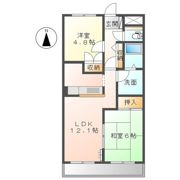 ベルクレストの間取り画像