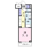 フレ・アジュール山手の間取り画像