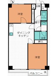 ライオンズマンション万世町の間取り画像