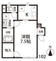 メゾンクローバーの間取り画像